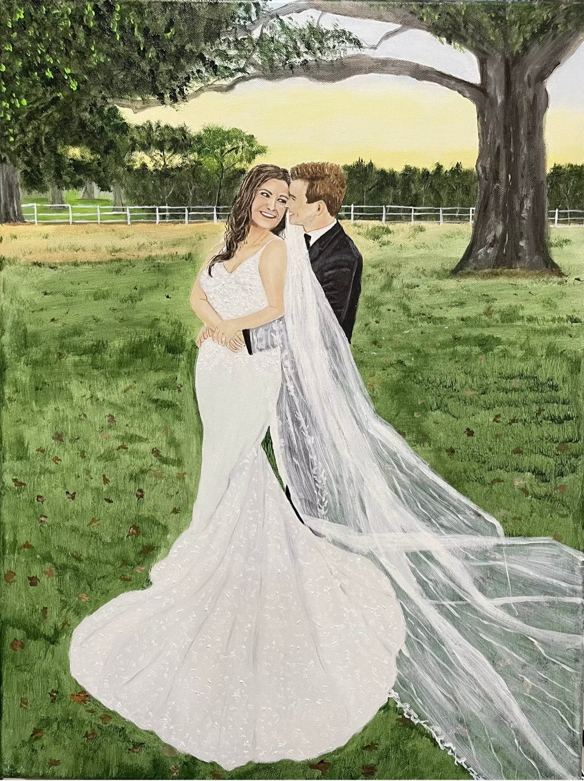 Custom Wedding Portrait