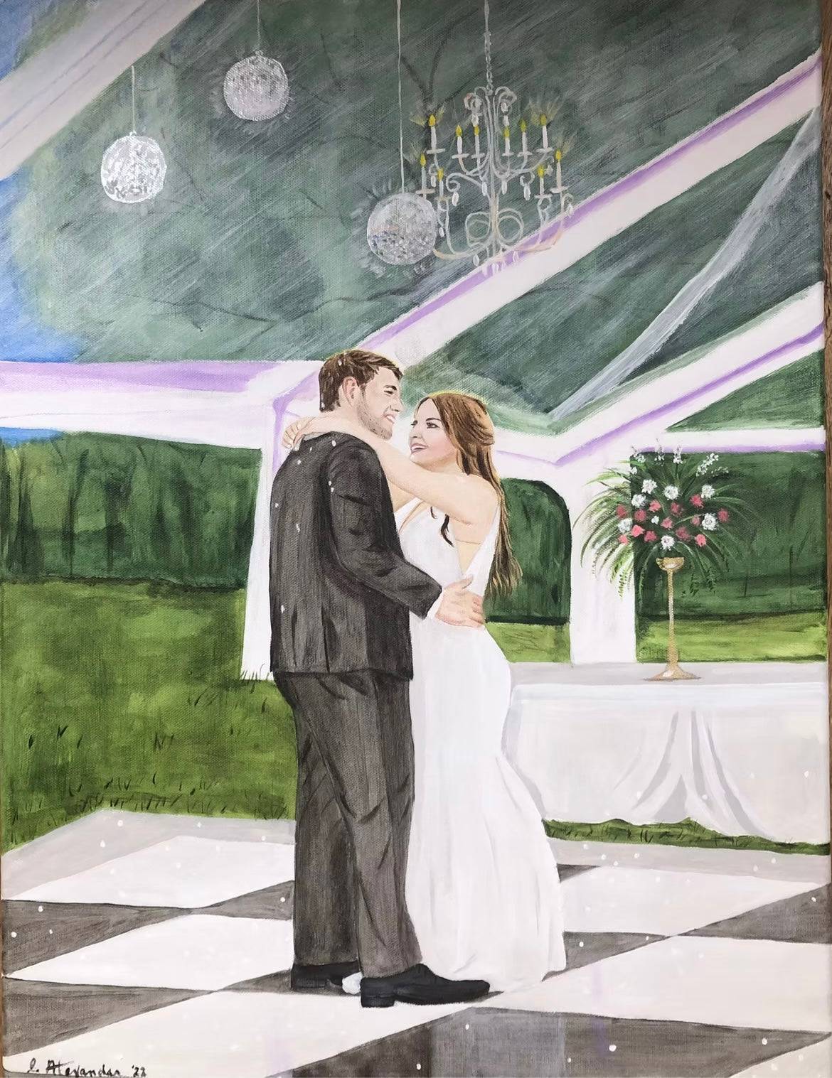 Book a Live Painting: Wedding Event